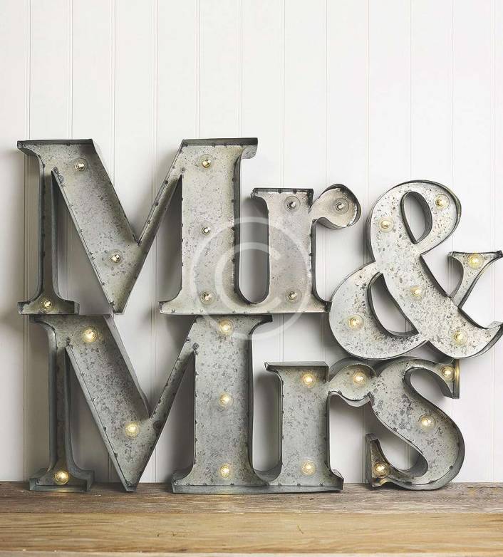 Wedding Lighted Signs